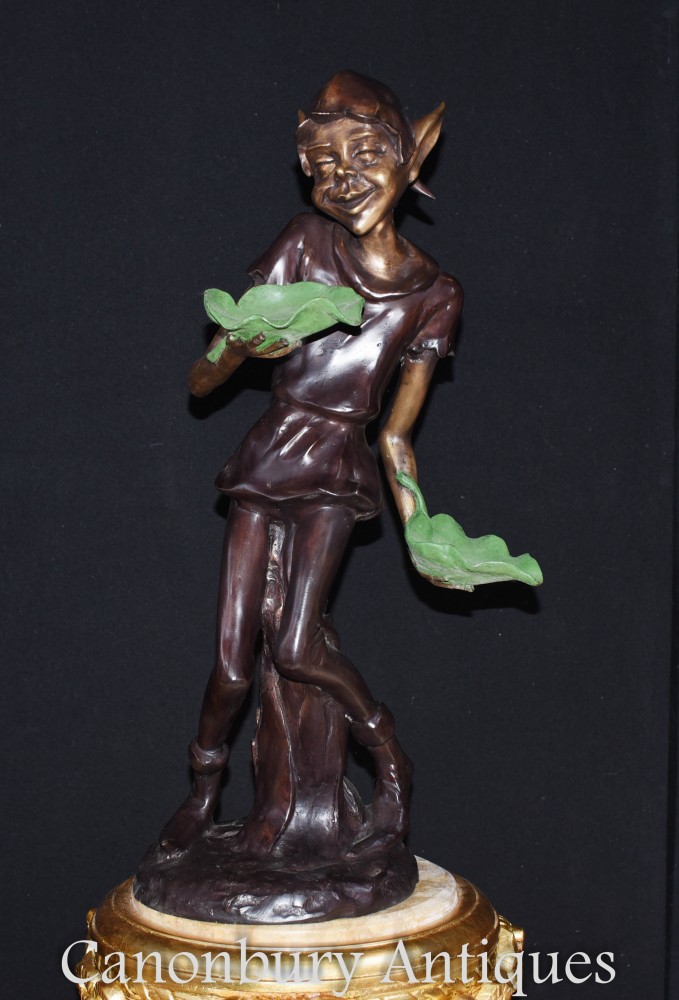 Statue Pixie Bronze - Jardin Fairey Elph Pixy