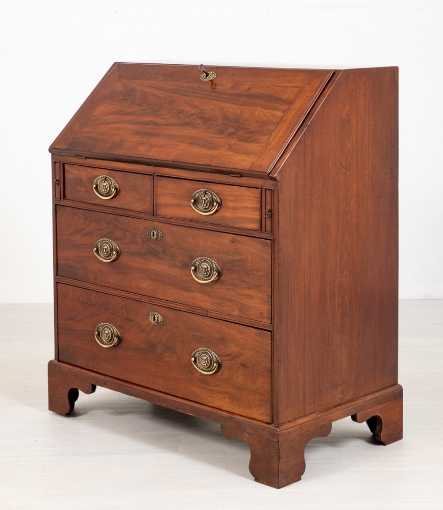 Bureau Georgian Antique en Acajou