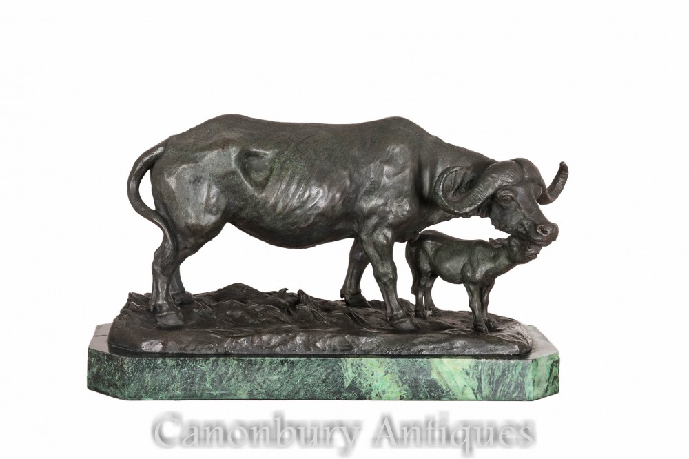 Moulage de statue de bœuf en bronze - Bull Bullock Baby