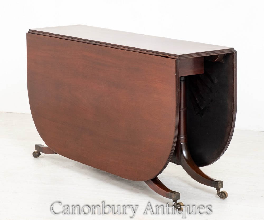 Table Cumberland Acajou - Antique Drop Leaf 1800