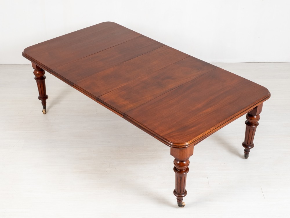 Table à manger victorienne - Tables extensibles en acajou antique 1870