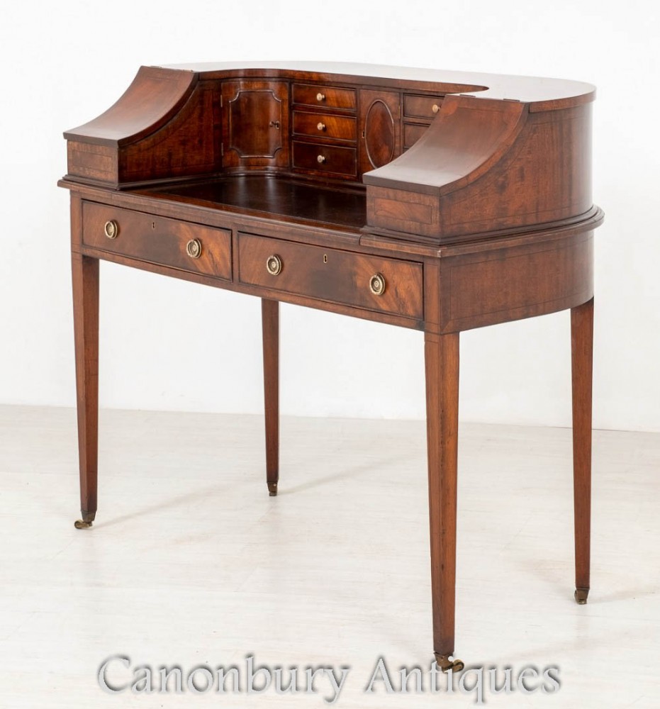 Bureau Carlton House - Acajou Regency Antique