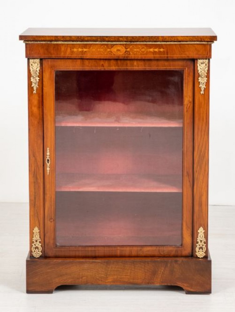 Victorian Pier Cabinet Walnut Circa 1860 Display