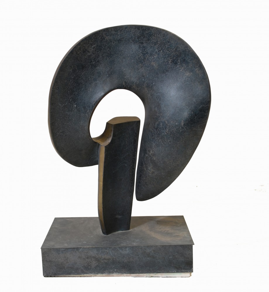 Statue de jardin de sculpture d'art abstrait en bronze