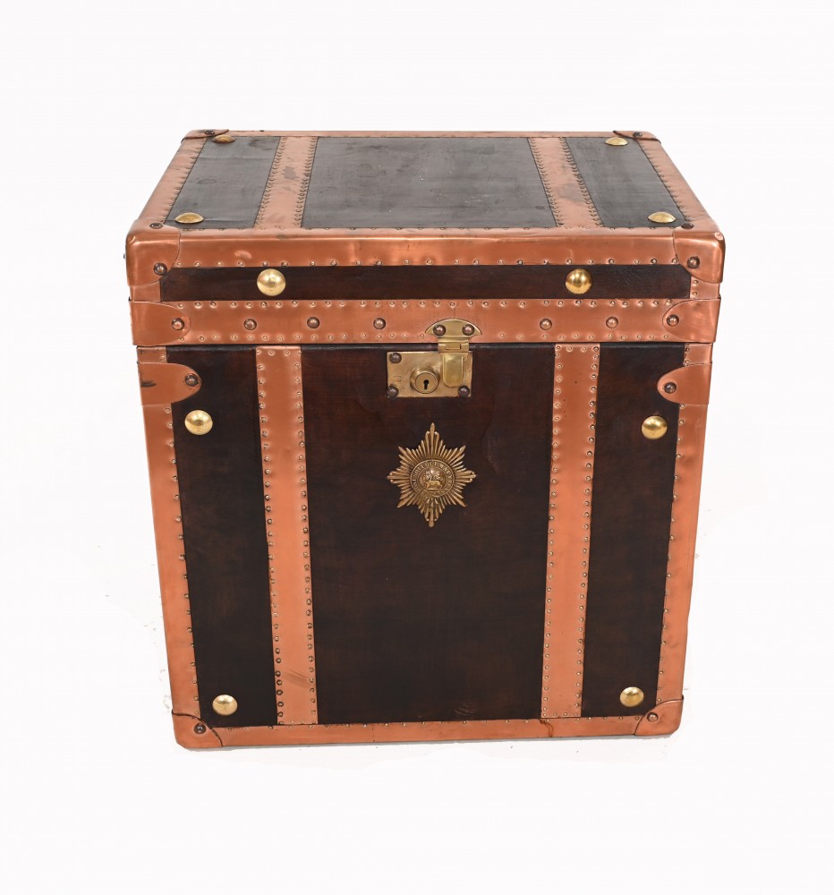 Steamer Trunk Coffre à bagages Table d'appoint