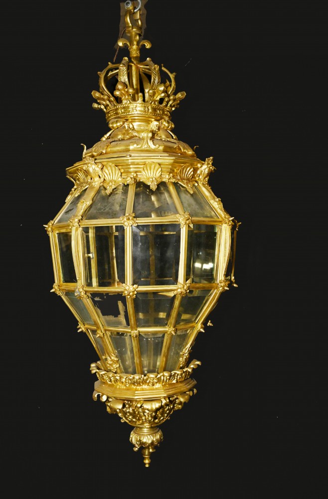 Lanterne Dorée Louis XIV Versailles Lamp Light