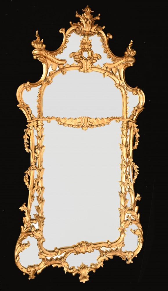 Miroir doré Chippendale chinois Tall Pier Mirrors