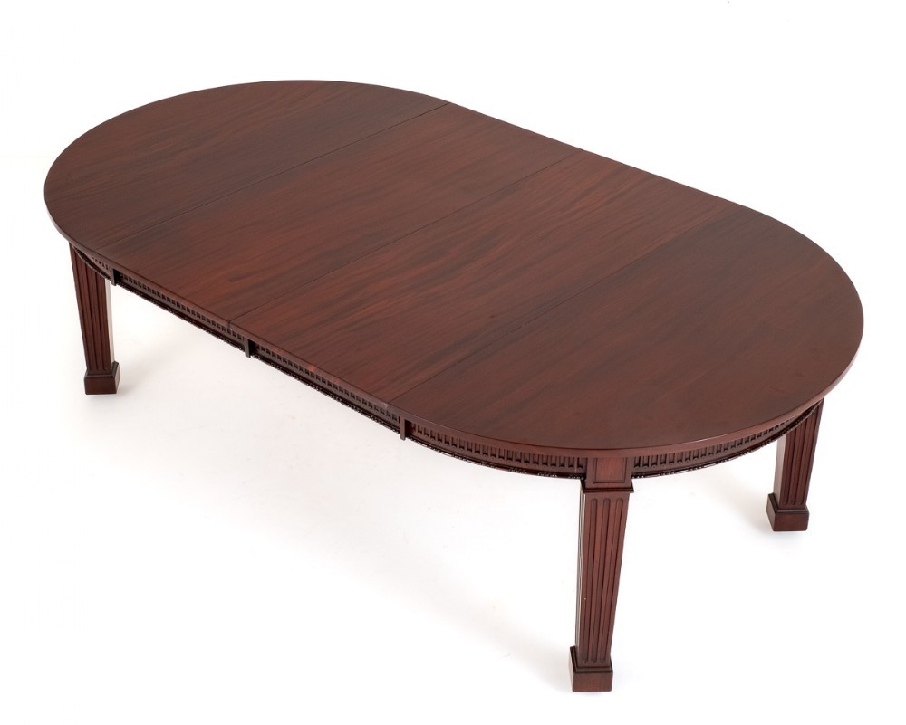 Period Victorian Dining Table Extending Mahogany 2 Leaf