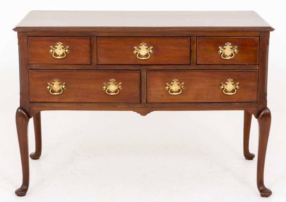 Queen Anne Lowboy - Enfilade Coffre En Acajou 1880