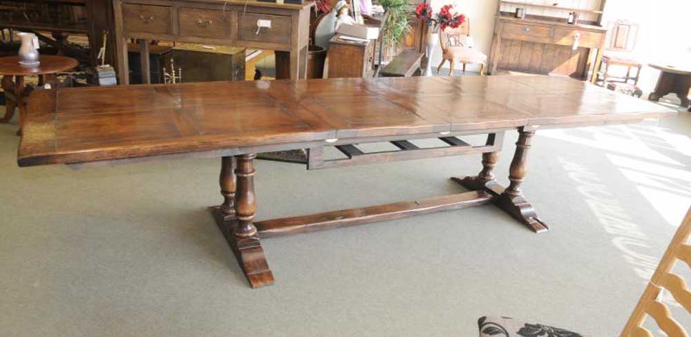 Table De Réfectoire Extensible En Chêne