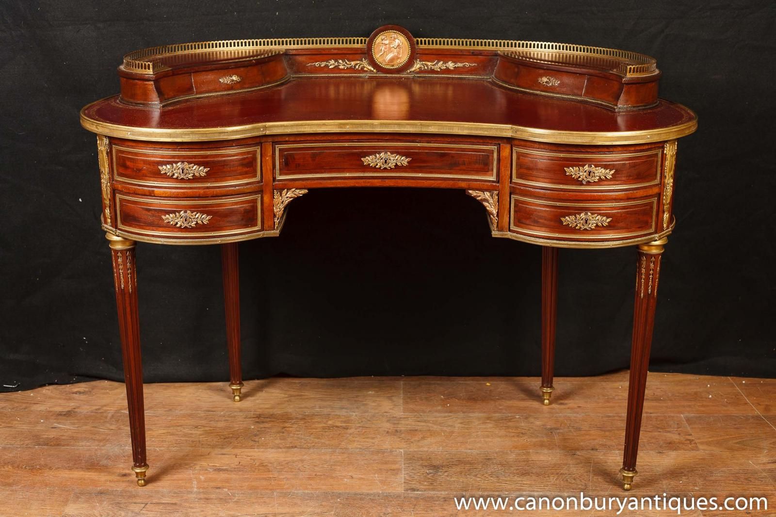 Bureau en haricot Empire français