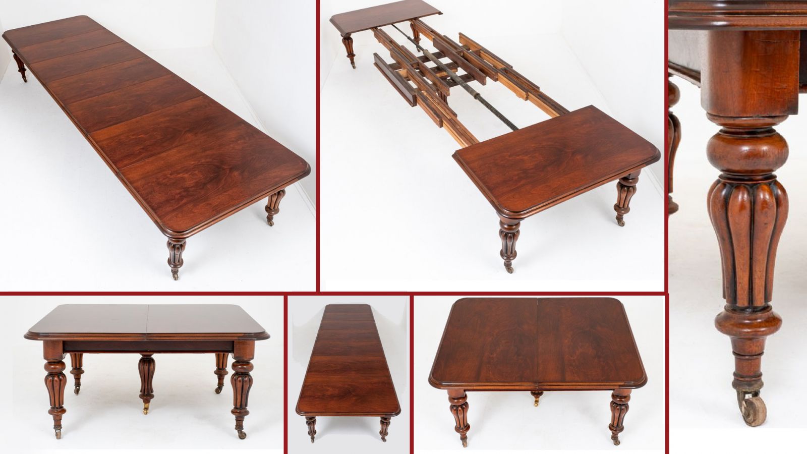 Table à manger antique - William IV Extending Mahogany Diner