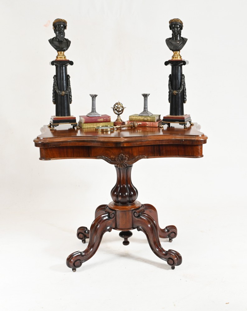 Table à Jeux Victorienne Antique 1860