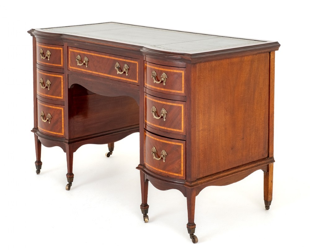 Bureau Table à écrire Régence En Acajou 1880