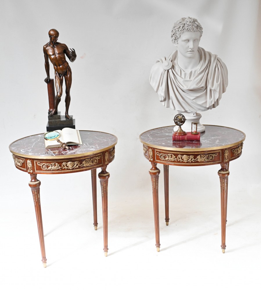 Paire de Tables d'Appoint Françaises Napoléon III