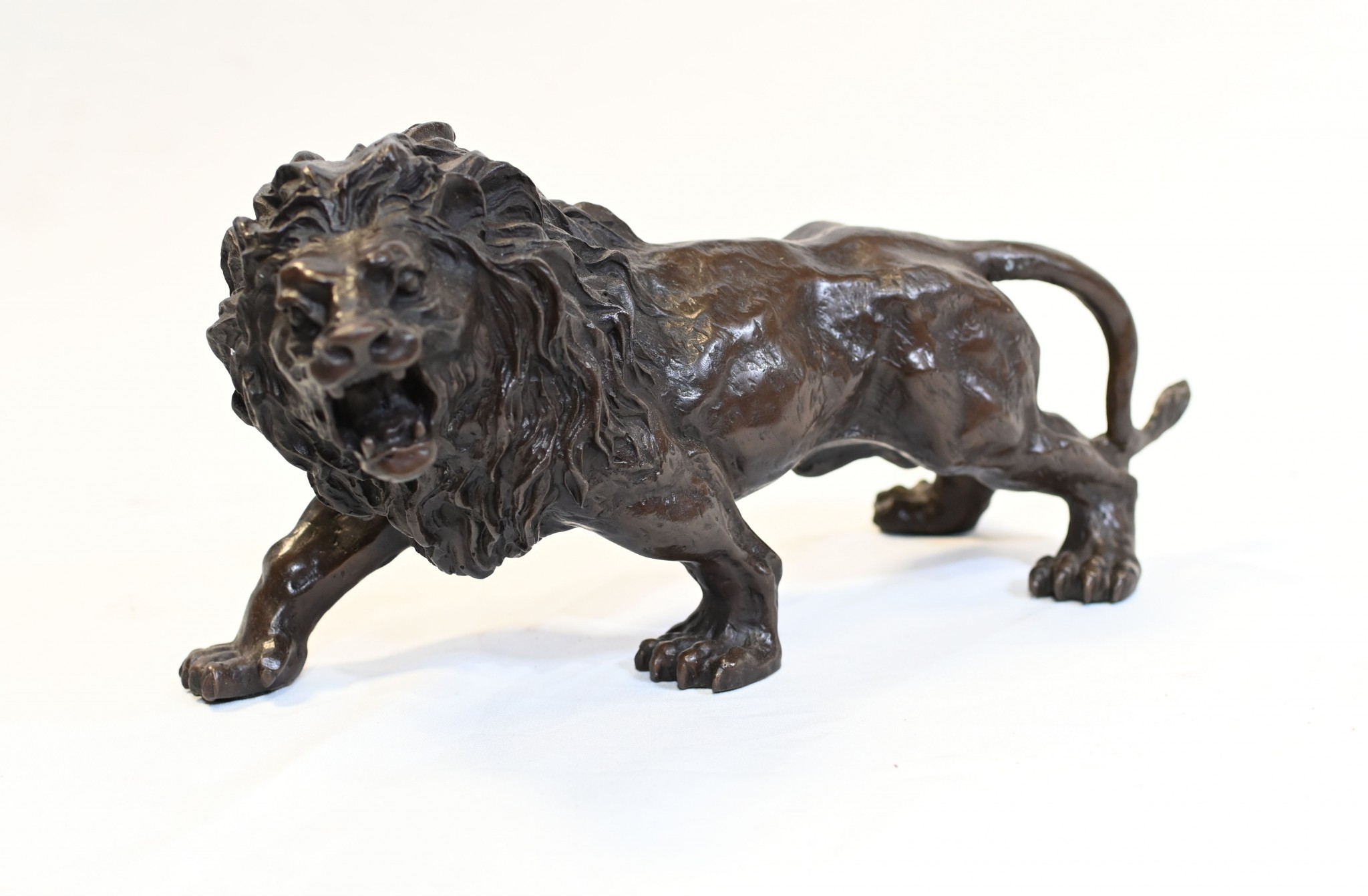 Lions et chats en bronze, bronzes