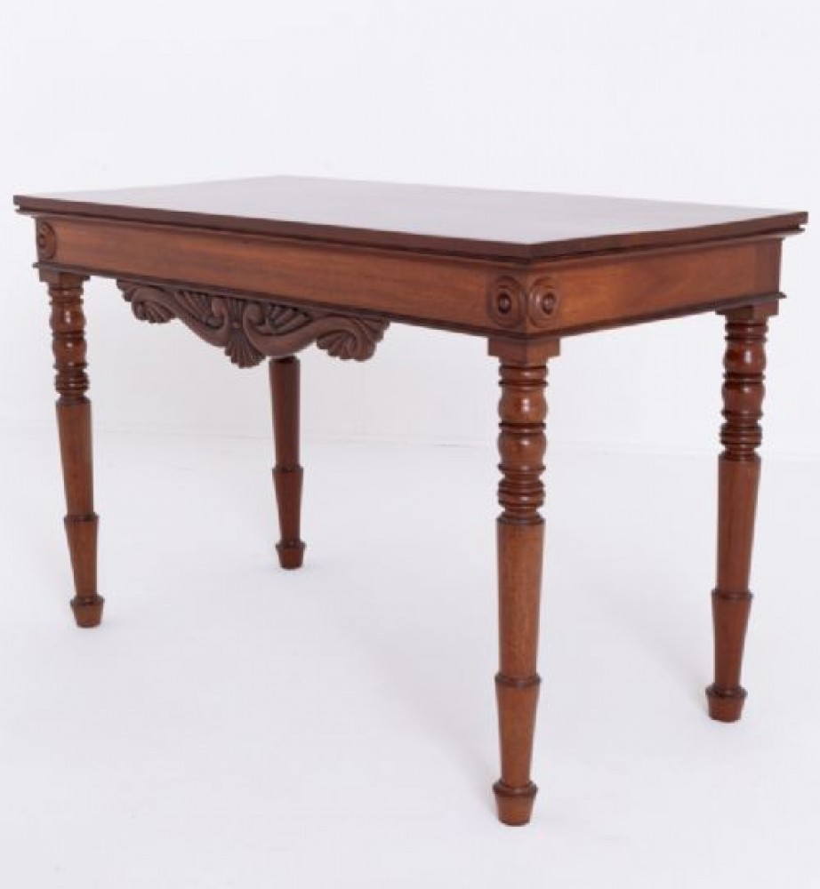 Table console William IV en acajou du XIXe siècle