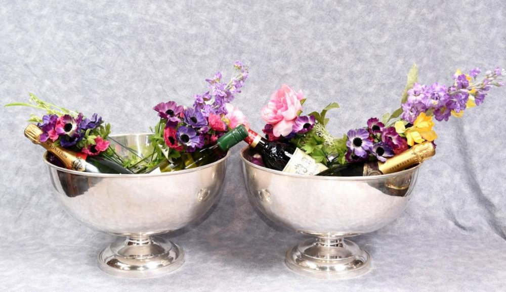 Silver Plate Champagne Coolers - How To Authenticate Age and Quality